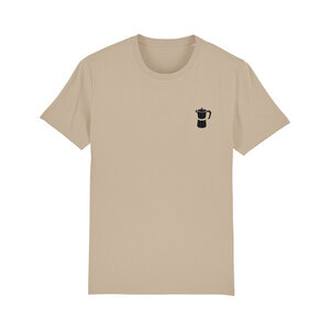 T-Shirt Coffee, Addict, Kaffee Shirt für Männer, Brustprint - Spangeltangel