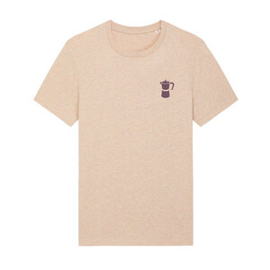 T-Shirt Coffee, Addict, Kaffee Shirt für Männer, Brustprint - Spangeltangel