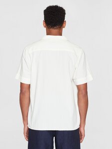 Hemd Box fit - sleeve seersucker shirt - aus Bio-Baumwolle - KnowledgeCotton Apparel