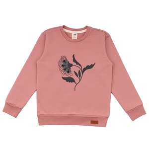 Cheerful Flowers - Baumwolle (Bio) - pink - Sweatshirt - Walkiddy