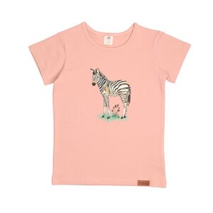 Zebra Family - Rosa - T-shirt - Walkiddy