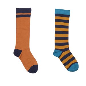 Braun - Braun - Long Striped Socks - Walkiddy