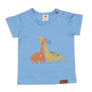 Baby Dinosaurs - Baumwolle (Bio) - Blau - T-Shirt - Walkiddy