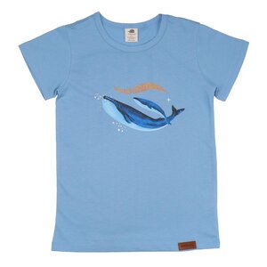Whaley's Song - Baumwolle (Bio) - Blau - T-Shirt - Walkiddy