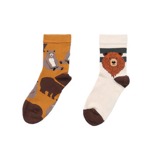 Baby Bears - Baumwolle (Bio) - beige - Socken - Walkiddy
