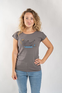 T-Shirt aus Bio-Baumwolle "Lea Esel" - Zerum