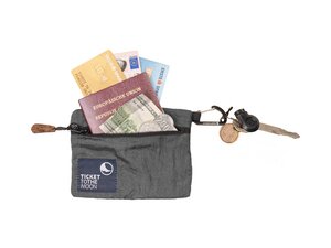 Geldbörse "Travel Wallet" upcycled - Ticket to the Moon
