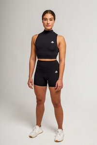 Sport-Shorts aus pflanzlichem Rizinusöl mit hohem Bund - neue Marke - AMBOYO