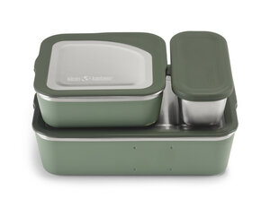 Essensbehälter Lunchbox Rise 3er Set auslaufsicher - 90% Recycling-Edelstahl - Klean Kanteen