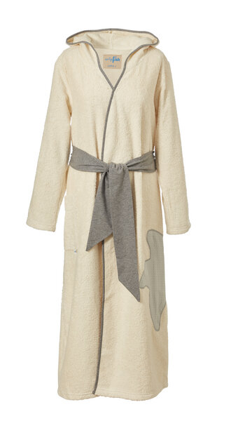 bademantel damen natur