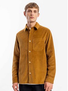 Cord Hemd - Casual Cord Shirt - aus biologisch angebauter Baumwolle - Rotholz