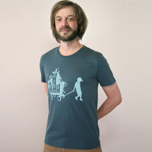 T-Shirt "Boxenbernd", Biobaumwolle, nachhaltig, Musik, Herren - Spangeltangel