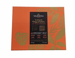 Valrhona Schokolade Geschenkbox - 60 Mini Schokoladentafeln - 300g - Valrhona