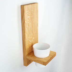 Toilettenbürstenhalter LARA aus Holz - Woodkopf