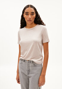 GENEVRAA - Damen Ripp T-Shirt Regular Fit aus TENCEL Lyocell Mix - ARMEDANGELS