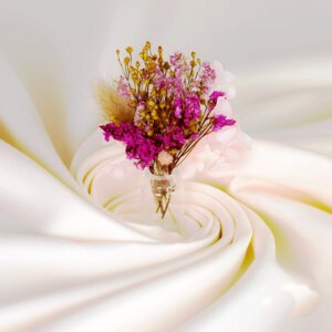 Mini Trockenblumenstrauß - Valentinstag - KunstharzArt
