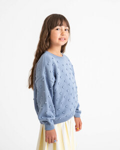 Farbenfroher Pullover für Kinder aus Bio-Baumwolle / Popcorn Sweater - Matona