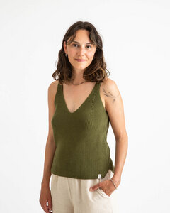 Gestricktes Tank Top für Frauen aus Bio-Baumwolle / Knit Tank - Matona