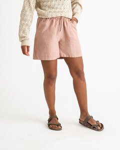 Klassische kurze Hose für Frauen aus Leinen / Simple Shorts - Matona