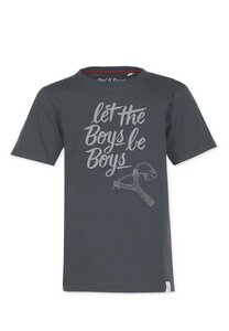 LTBBB - Cooles Kinder Zwillen T-Shirt Kurzarm aus 100% Bio-Baumwolle - Band of Rascals