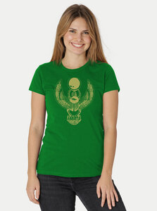 Damen Fit T-Shirt Cheper - Peaces.bio - handbedruckte Biomode