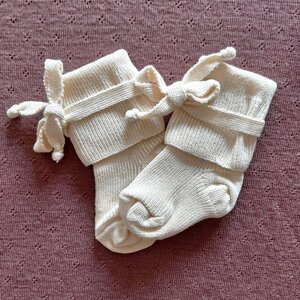 Baby Socken bio Baumwolle - hirsch natur