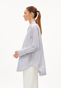 EASSAAL STRIPED - Damen Bluse Loose Fit aus Bio-Baumwolle - ARMEDANGELS