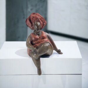 Bronze-Skulptur "Bobaraba Yolanda" Unikate by Hamidou | handgemacht - Moogoo Creative Africa