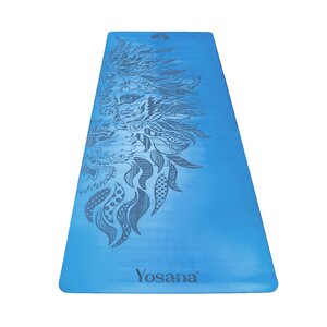 Yogamatte Ultra Grip inkl. Baumwolltragegurt (Löwe) - Yosana