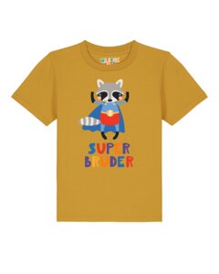T-Shirt Kinder Waschbär Superbruder - watabout.kids