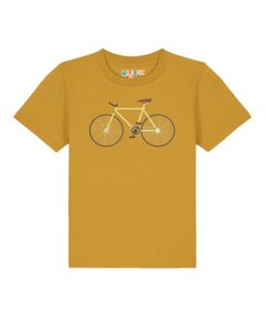 T-Shirt Kinder Yellow Bike - watabout.kids