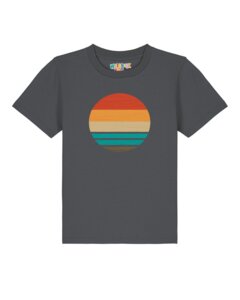 T-Shirt Kinder Retro Sunset Ocean - watabout.kids