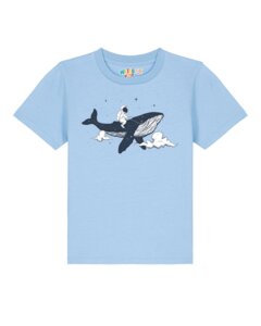 T-Shirt Kinder Spacewhale - watabout.kids