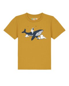 T-Shirt Kinder Spacewhale - watabout.kids