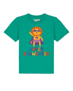 T-Shirt Kinder Löwe Superschwester - watabout.kids