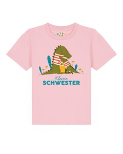 T-Shirt Kinder Krokodil Kleine Schwester - watabout.kids