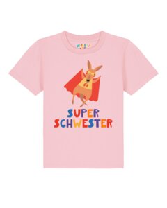 T-Shirt Kinder Känguru Superschwester - watabout.kids