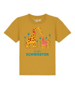 T-Shirt Kinder Giraffe Große Schwester - watabout.kids