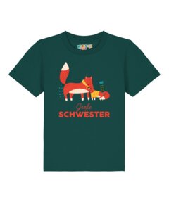 T-Shirt Kinder Fuchs Große Schwester - watabout.kids