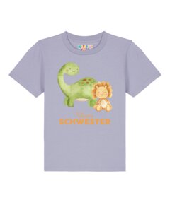 T-Shirt Kinder Dinosaurier 06 Kleine Schwester - watabout.kids