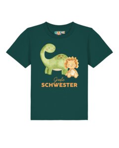 T-Shirt Kinder Dinosaurier 06 Große Schwester - watabout.kids