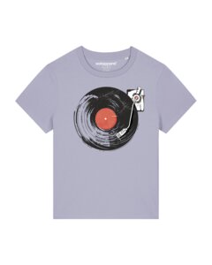 T-Shirt Frauen Schallplatte - watapparel