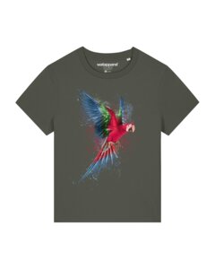T-Shirt Frauen Papagei - watapparel