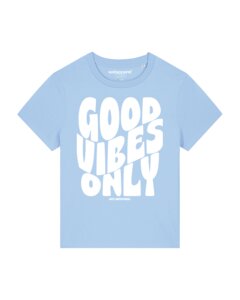 T-Shirt Frauen Good vibes only - watapparel