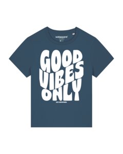 T-Shirt Frauen Good vibes only - watapparel