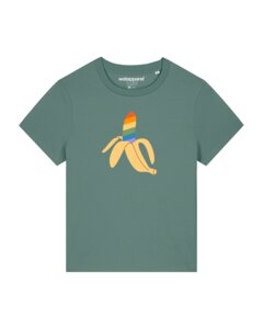 T-Shirt Frauen Rainbow Banana - watapparel