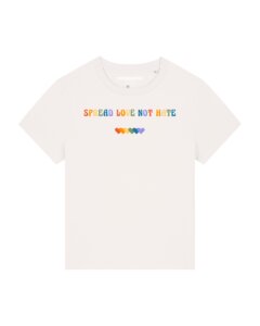 T-Shirt Frauen Spread Love not Hate - watapparel