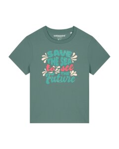 T-Shirt Frauen Save the sea - watapparel