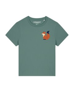 T-Shirt Frauen Cute Fox - watapparel