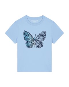 T-Shirt Frauen Crystal Butterfly - watapparel